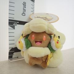 포켓몬 센터 마스코트 FAN OF PIKACHU & EIEVUI 엘훈 종이 태그 포켓 몬스터 2018