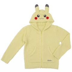 [중고] 의류 피카츄 모코모코 귀 붙어 파커 옐로우 M 사이즈 [포켓 몬스터] 포켓몬 센터 한정