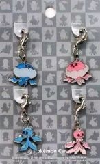 [중고] 키홀더 592. 풀릴 & 593. 브룬겔 전국 스칸 메탈 매력(4개 세트) [포켓몬스터] 포켓몬센터 한정