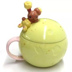 [중고] 머그컵·탕만 보름달과 미미롤 뚜껑이 달린 머그컵 [포켓몬스터] 포켓몬센터 한정
