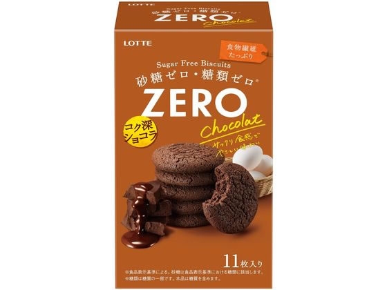 [리뷰 올리면 100엔 할인 쿠폰] 롯데 제로 슈가 프리 비스킷 쇼콜라, 11개, 비스킷, 쿠키, 크래커, 과자