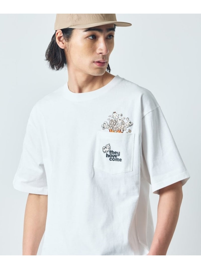 [세일/ 41% 할인] 프릭스 스토어 빅 실루엣 원포인트 자수 크루넥 포켓 티 [한정판] 25SS 프릭스 스토어 탑컷 쏘우 티 [RBA_E]