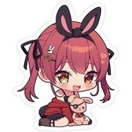 [중고] 푸드토이 스티커/스티커 트레저 마린 “홀로라이브 페코라 스페셜 우사다 리퀴드 젤리”