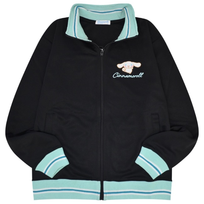 시나모롤 트랙 재킷 저지 스포츠웨어 롱 슬리브 산리오 캐릭터 룸웨어